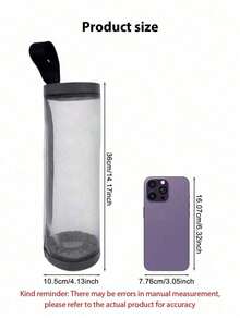 1pc Wall-Mounted Plastic Bag Dispenser Rack, Household Grocery Bag Holder, Hanging Trash Bag Organizer For Kitchen - Multicolor - View 6