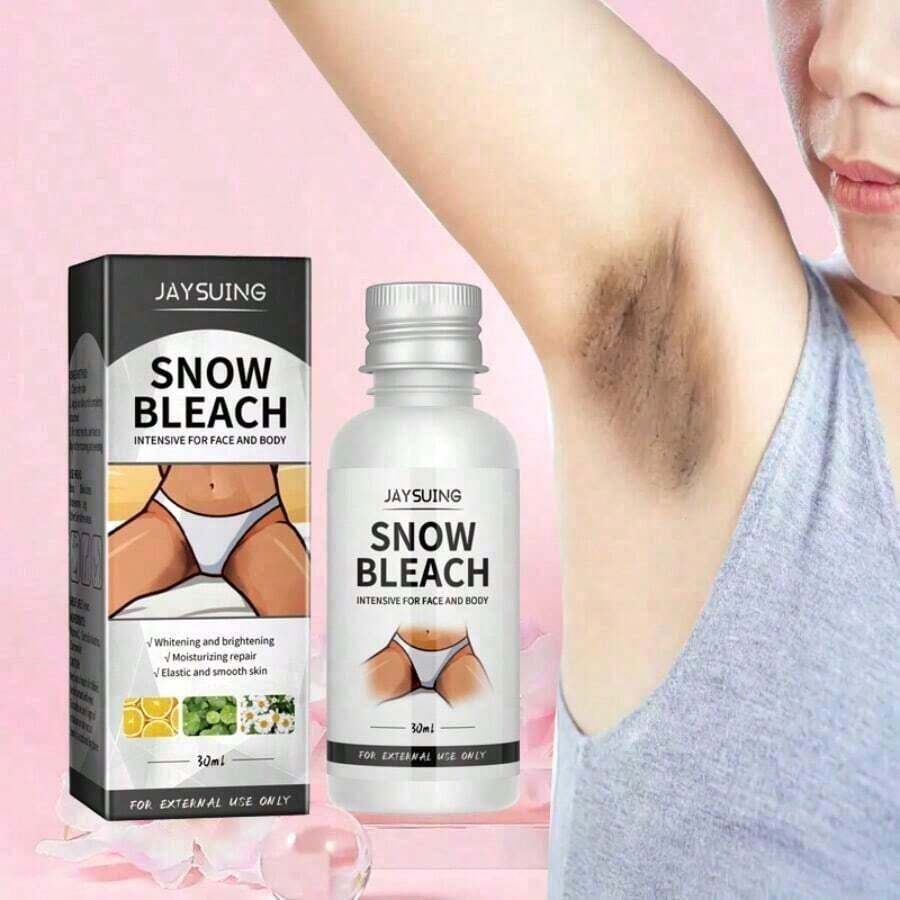 JAYSUING Body Whitening Bleach Brighten Underarm Elbow Knees Joint Removal Intimate Parts Dark Spots Snow Bleach