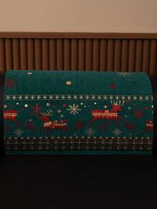 1pc All Season Christmas Decor Gift Sofa Cushion Cover, Modern Minimalist Non-Slip Sofa Seat Protector, Dust-Proof And Washable Sofa Slipcover, Mint Green Fresh And Fashionable, Soft And Fade-Resistant, Pet-Friendly, Fits L-Shaped Sofa And 1/2/3/4-Seat Sofas For Bedroom, Office, Living Room