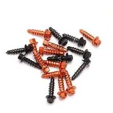 Geländemotorrad Karosserie Aluminium Legierung Befestigungsschrauben in Farbe, geeignet für KTM SX SXF XC XCF EXC EXCF XCW TPI TE FE TC FC TX FX 2004-2026 ENDURO MX Motorrad Karosserie Schrauben, Schutz Schrauben, Rahmen Karosserie Schraube Set