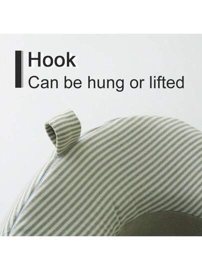 The Ultimate Travel Companion: Com Tafel Shaped Memory Foam Kussen Soft, Removable Gestreepte Hoes You Can Wash. Perfect Protecting Your Neck On Long Journeys.​ view 9