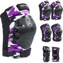 - Rodilleras y, equipo protector para monopatn, muequeras para patinaje, patinaje, patinaje, ciclismo - Rosado + M - Ver 2