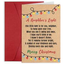 1PC Neighbor Christmas Card - Funny Christmas Card With Envelope, Cute Holiday Card With Love, Merry Christmas Card For Him & Her, Xmas & Christmas Gift Ideas For Men & Women - one-size - View 9
