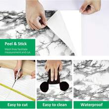 1 Rotolo di carta da parati autoadesiva nera lucida con gemme, adesiva rimovibile in vinile impermeabile per decorazione di casa, cucina e pareti