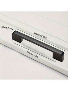 1/10 tay nắm tủ bằng nhôm đen bóng cho nhà bếp, tủ quần áo, tủ chén, tủ quần áo - Phụ kiện nội thất bền - Nhiều màu - Xem 11