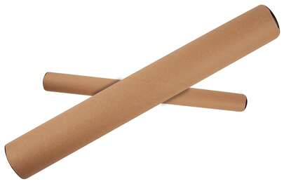 Tubo de carton portadocumento tapa plastico 40x430x460 mm