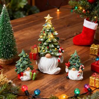 1 pieza Adorno de Papá Noel, Decoración Navideña, Adorno para Jardín de Hadas y Patio, Decoración Interior y Exterior, Decoración para Ambiente Navideño