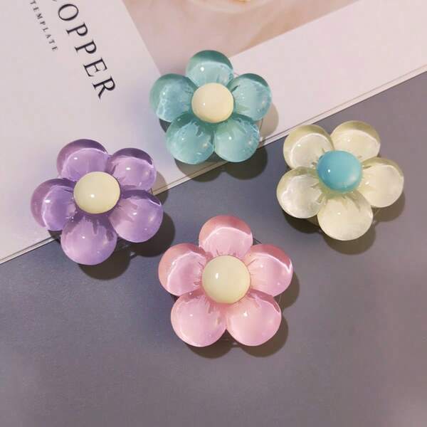 3D Flower Phone Grip Stand, Expandable Adhesive Phone Holder, Desk Stand, Design