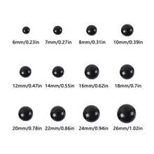 18-300pcs Safety Eyes For Crochet Teddy Bears, Dolls And Animals, Add Sparkle To Your Sewing Projects - Various Sizes Available! (No Storage Box)