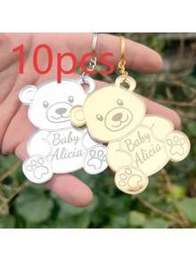 Quà tặng gấu bông tùy chỉnh cho tiệc tùng (10/30/50/100/200 chiếc), kèm thiệp chúc mừng, cung cấp số lượng lớn | Móc khóa acrylic | Phù hợp cho cả bé trai và bé gái (không bao gồm bao bì), đa chức năng, trang trí cao cấp, có thể tái sử dụng, tinh tế và phong cách, chất lượng cao, nhiều màu sắc, hiện đại và thời trang, có thể tùy chỉnh, cá nhân hóa, độc đáo, món quà lý tưởng cho anh ấy/cô ấy, món quà lý tưởng cho cô ấy, bạn trai, bố, bạn gái, mẹ, gia đình, bạn bè, phòng trà, nhà, vườn, văn phòng, kỷ niệm, Ngày của Mẹ, sinh nhật, Ngày của Cha, lễ tốt nghiệp, đám cưới, tiệc tân gia, đồ dùng tiệc tùy chỉnh, tình yêu vĩnh cửu, cái ôm bỏ túi, quà tặng tắm em bé. - Nhiều màu - Xem 9