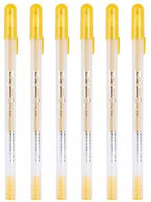 24/12/10 支白色荧光笔凝胶笔，适合艺术家/黑纸的素描标记凝胶笔，绘画设计插画艺术用品 - 白色 - 查看 16