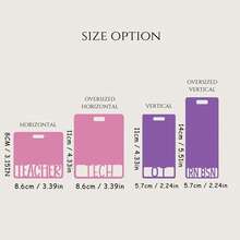 个性化徽章夹、注册护士徽章夹、定制护士证件卡套、亚克力徽章卷轴、同事礼物 - F-徽章標籤牌 - 查看 2