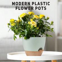 - Macetas grandes de 12 pulgadas, 10 pulgadas, 9 pulgadas, paquete de 3 macetas con mltiples agujeros de drenaje de malla para plantas y flores de jardn de interiores y exteriores. - Verde + 12+10+9 pulgadas - Ver 8