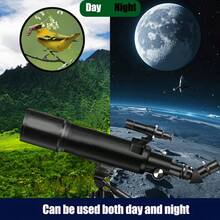 Profesjonalny teleskop refrakcyjny o aperturze 80 mm i ogniskowej 600 mm z powiększeniem 24X–750X, wytrzymały, regulowany statyw i adapter do smartfona – soczewka Barlowa 5X i wymienne okulary, ręczne ustawianie ostrości, odpowiedni dla dorosłych i początkujących, idealny do astronomii i obserwacji ptaków, kompatybilny ze smartfonami, zawiera uchwyt do aparatu