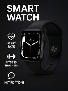 Reloj Inteligente SmartWatch T500 Plus compatible con iPhone Y Android - Negro - Ver 5