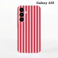 1pc Minimalist Stripe Pattern Perforated Glossy Filmic Case Full Protective Hard Phone Cover, Compatible With IPhone 11/12/13/14/15/16 Pro Max Waterproof Shockproof Anti-Fall Scratch Resistant