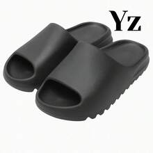 Men's Nuvem Slide YZ Women's Tractor Flip Flops Light And Soft Ready For Delivery - 黑色 - 查看 1