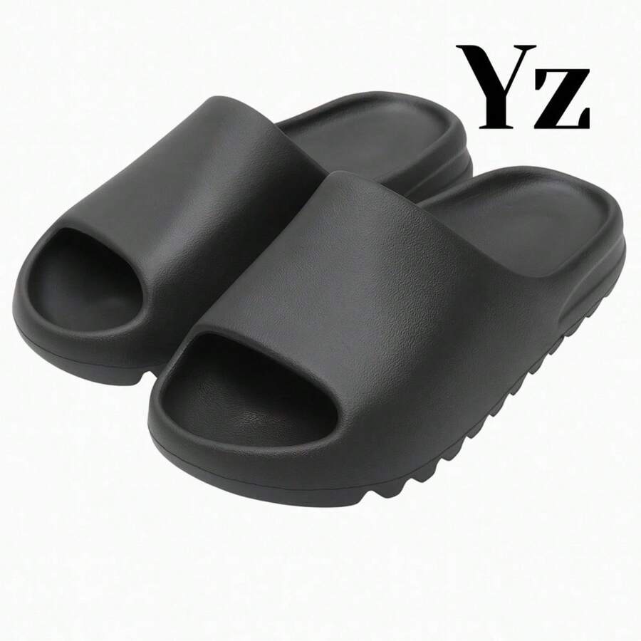 Men's Nuvem Slide YZ Women's Tractor Flip Flops Light And Soft Ready For Delivery - 黑色 - 查看 1