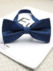 1pc Shiny Men's Bow Tie, Suitable For Business, Party, Gift, Casual And Streetwear - Multicolor - View 10