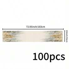 1 Piece Of Reusable Winter Christmas Table Flag, Featuring Christmas Trees, Snowmen, Snowflakes, Reindeer, Gift Boxes, Foxes, Colorful Balls, And Lighting Patterns. Made Of Linen Fabric, It Is Suitable For Indoor And Outdoor Family Gatherings, Christmas Party Table Decorations, And Christmas Decorations. There Are Multiple Sizes To Choose From And Can Also Be Given As A Gift. - Multicolor - View 20