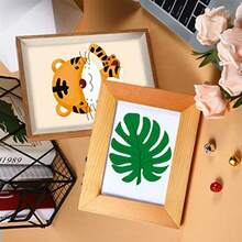 D28 Pieces  Party Decorations Jungle Birthday Party Sticks Jungle Animal Cutouts Centerpiece Forest Wild Animals Toppers For Table Decorations Baby Shower - 如圖 - 查看 5