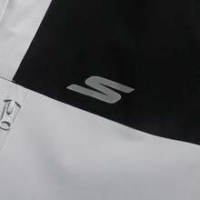 Skechers 男女通用梭织夹克，高尔夫系列，抓绒内衬，保暖舒适，休闲通勤旅行外套，P425U067-02VP - 黎明藍灰 - 查看 8