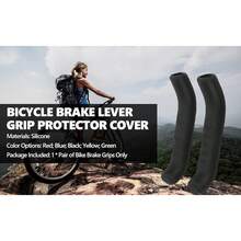 EstiloTendenciaProtector Frenos Bicicleta,Cubierta De Protector De Palanca De Freno De Bicicleta,1 Manga Antirresbaladiza Del SilicóN De La Manija Del Freno Para El Ciclo Del De LaCalidad PremiumVersióN Mejorada - 1 - Ver 4