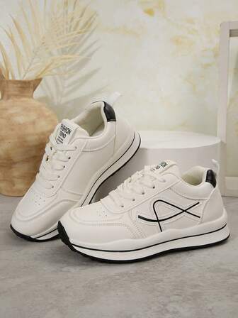 Women's Fashion Versatile Casual Sports Shoes, Casual Breathable Slip-On Sneakers, Women's Casual Sports Shoes, Women's Lace-Up Sneakers