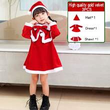 Christmas Party Costumes, Children's Cosplay Outfits, Santa Claus Suits For Men And Women, Holiday-Themed Performance Attire For All - Multicolor - View 16