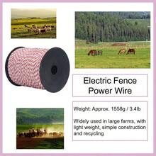 Alambre de Polietileno para Cerca Elctrica Cerco electrico Ganado Cerca Elctrica de 500, Alambre de Cuerda Elctrica, Accesorios para Cerca Elctrica para Agricultural Fencing - inicial - Ver 6