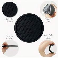 2/4 件创意网格蜂窝汽车杯架垫，多功能汽车杯垫 - 彩色 - 查看 4