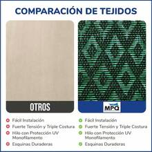Mallas Sombra Toldo Monofilamento 80 - 3.7x2m Negro - Cintas de Refuerzo y Ojillo - Proteccin, Perfecto para Patios, Jardn, Cocheras, Exteriores, Vela - Resistente al Sol y al Desgaste - 3.7x2 + Verde - Ver 6
