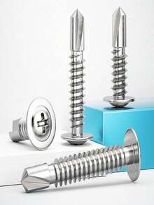 自攻螺钉、大号平头钻攻螺钉、自钻自攻平头燕尾螺钉、自攻螺钉、自攻木螺钉、自攻金属螺钉 - 彩色 - 查看 3