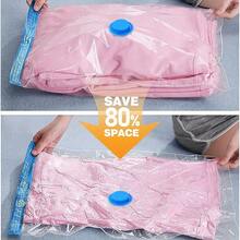 Bộ 11 túi hút chân không kèm bơm tay cầm tay, bao gồm các kích cỡ lớn/trung bình/nhỏ, phù hợp để đựng chăn ga gối đệm và quần áo - Thiết yếu để đựng đồ khi đi du lịch, túi hút chân không đựng nệm, túi nén khi đi du lịch, túi hút chân không đựng quần áo, túi đựng nệm khi di chuyển - Nhiều màu - Xem 7