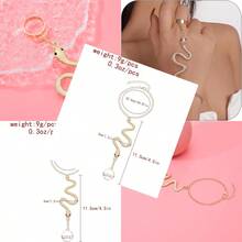 JRY99 Snake Hand Chain Bracelet Snake Chain Finger Ring Bracelet  Chain Hand Harness Bracelet Snake Pearl Friendship Bracelet Jewelry Accessories