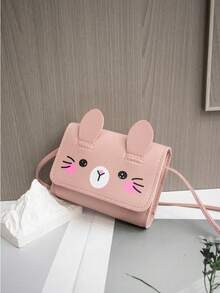 Cute Mini Crossbody Bag, Girls Adorable Cartoon Rabbit Casual Coin Purse , Cute , Kawaii - Multicolor - View 8