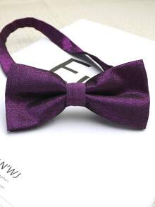 1pc Shiny Men's Bow Tie, Suitable For Business, Party, Gift, Casual And Streetwear - Multicolor - View 3
