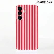 1pc Minimalist Stripe Pattern Perforated Glossy Filmic Case Full Protective Hard Phone Cover, Compatible With IPhone 11/12/13/14/15/16 Pro Max Waterproof Shockproof Anti-Fall Scratch Resistant