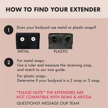 EstiloClose Friend - Extensor de body premium para mujer, añade comodidad a la longitud del body - Extensor de traje moldeadorVersión mejorada - 2pl, 5.25 pulgadas de largo - Ver 6