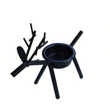 2 piezas Portavelas de reno marrón navideños, Portavelas de reno de hierro creativos (velas no incluidas), Adecuados para la decoración de la mesa de fiesta de Navidad, regalos de cumpleaños, decoración de la habitación, ambiente del hogar, portavelas de aromaterapia, decoración de mesa Decoración del hogar Decoraciones navideñas Invierno