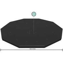 Flowclear - Cubierta de Piscina para Piscina Redonda Steel Pro, Negro, 3.04 - 15'5" (redondo) - Ver 5
