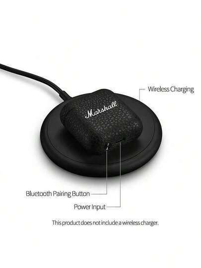 Marshall MINOR IV 真無線耳機 長效續航 耳掛式舒適貼合設計 IPX4防水 藍牙多點連接 輕巧觸控操作