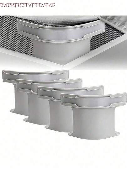 4pcs Bed Sheet Clips, Reusable Mattress Corner Fasteners, Convenient Home Decor, Heavy Duty Bed Sheet Holder, Fits All Mattress Sizes, Ideal For Daily Home Use (Not Suitable For Blankets Or Mattresses Thicker Than 25cm)