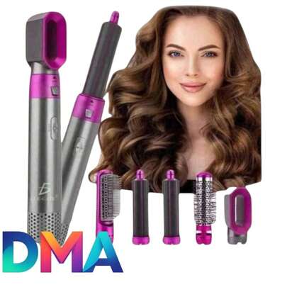 Cepillo Secador De Pelo 5 Es 1 Para Peinado De Mujer Con Plancha Secadora Peinadora Aire caliente