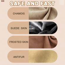 TOPINCN Botas de Nieve Cepillo de Gamuza, 2 uds.Limpiador de Zapatos de Silicona de de Haya Cepillo de crepé Cepillo de Limpieza de Zapatos Mate de Gamuza, Limpiador de Zapatos - 1 - Ver 5