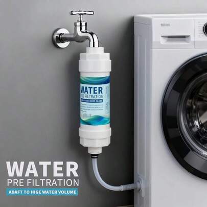 升级版水龙头过滤器，饮用水净化器，适用于热水器，洗碗机，洗衣机