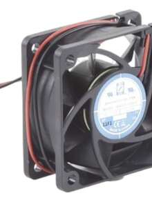 Ventilador axial anticondensante cuadrado tamaño 60x60x25 mm para electrónica ventilación sistemas equipos industriales oficinas hogares motor silencioso alta eficiencia durabilidad conexión sencilla accesorios tecnología moderna rendimiento práctico 12Vcc - Multicolor - Ver 2