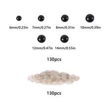 18-300pcs Safety Eyes For Crochet Teddy Bears, Dolls And Animals, Add Sparkle To Your Sewing Projects - Various Sizes Available! (No Storage Box)