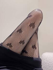 Sexy Lingerie Black Stockings Sexy Open File Can Be Torn Thin Flirting Lure Fishnet Socks Open File Socks. - Black - View 3
