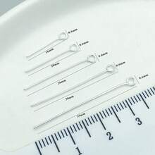 50 peças 16/20/26/30/35mm Pinos em Ouro, Ouro Branco e Prata Banhada, 9 Garras, Suprimentos para Fabricação de Joias para Contas, Pulseiras, Colares, Pingentes, Artesanato DIY